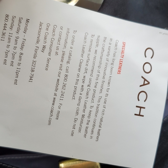 RARE Coach Purse Tote Bag - Picture 6 of 13